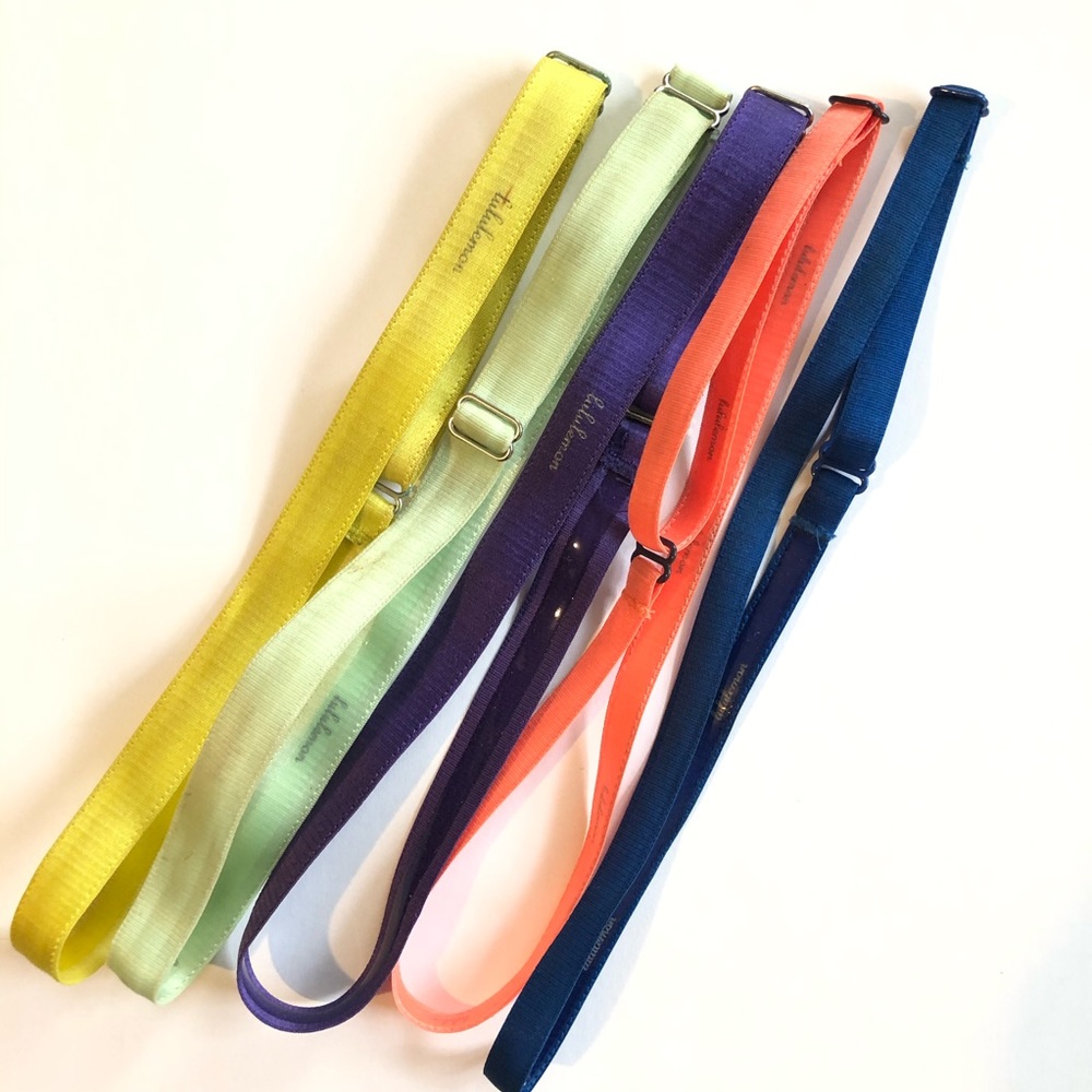 Lululemon adjustable headband set